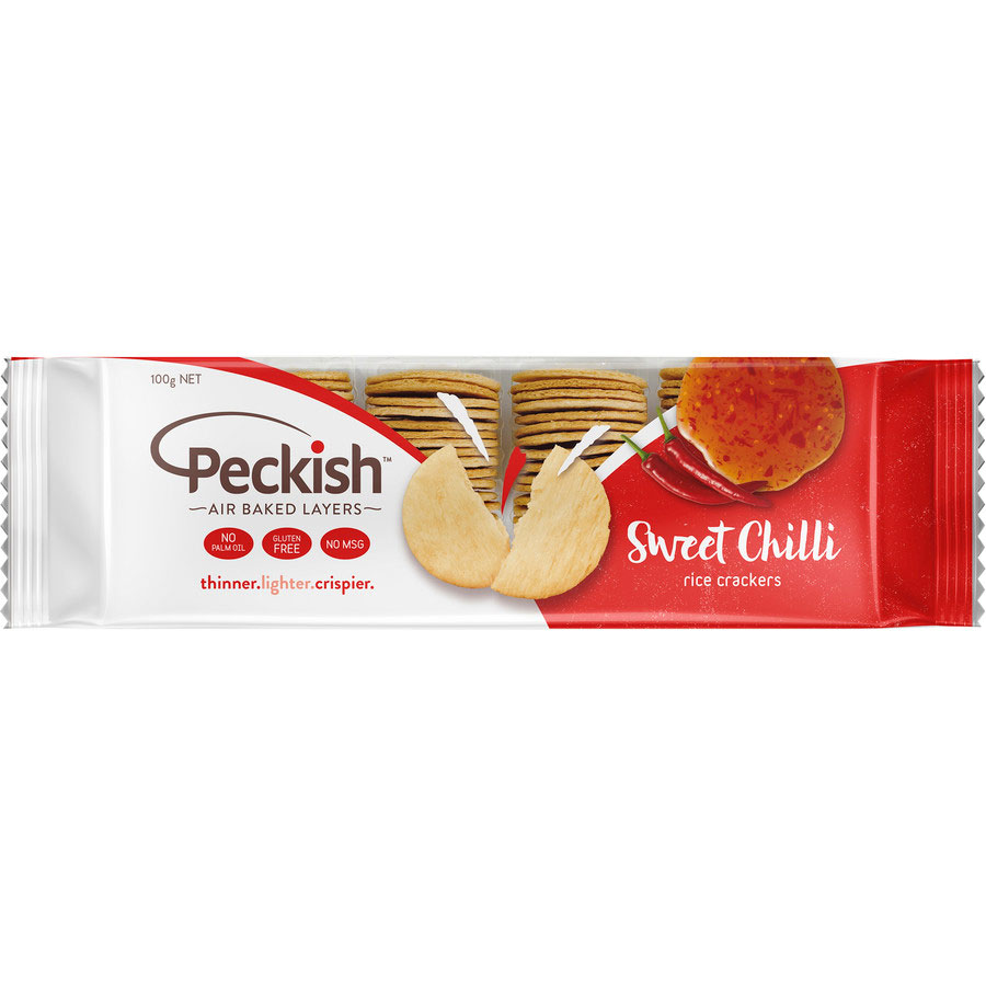 【超商热销】peckish米饼 低脂 超薄款100g
