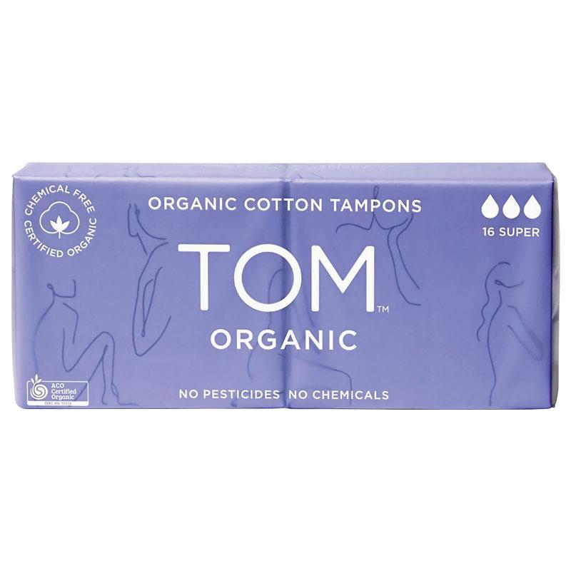 【药房直采】tom天然有机透气 卫生棉条 16条 大量款 organic tampons
